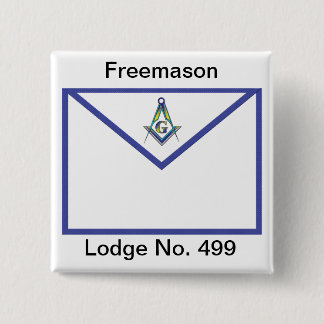 Master Masons Apron 15 Cm Square Badge