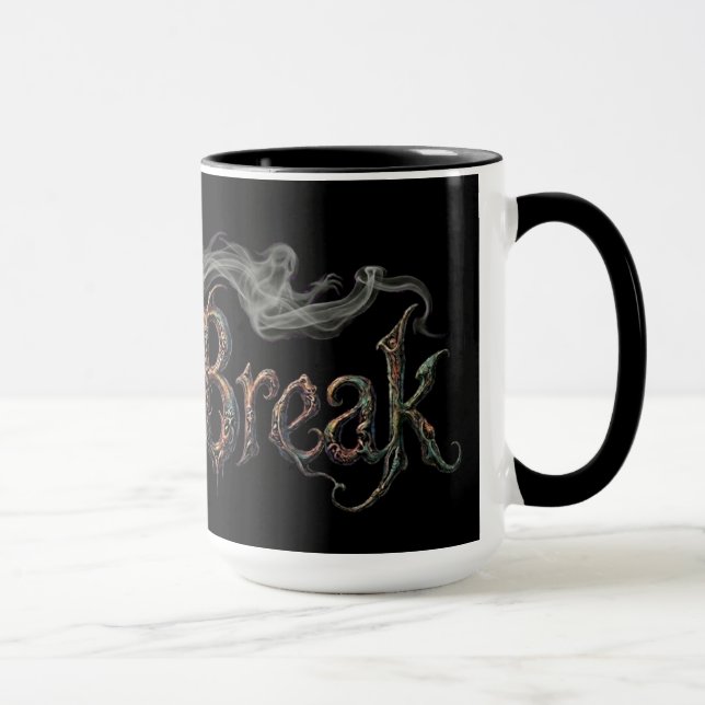 Master Nature's Quick Break coffee mug (Right)