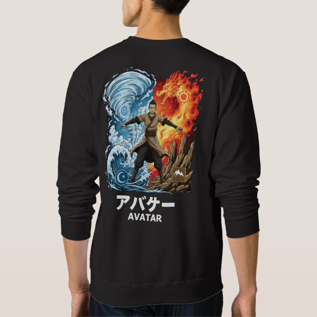 Master of All Four Elements Sweatshirt (Back)