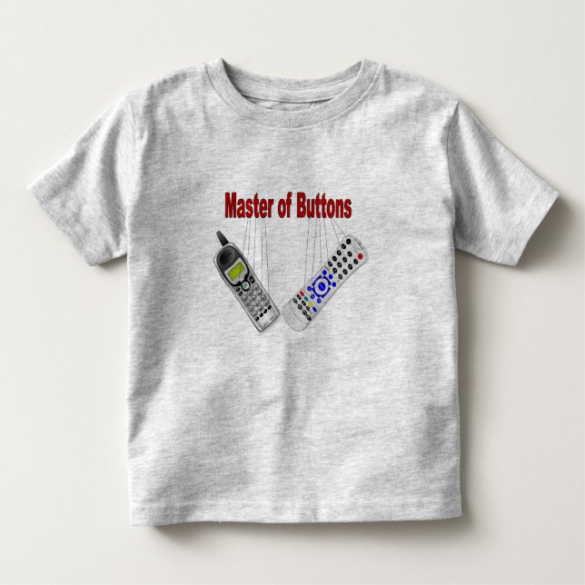 Master of Buttons Toddler T-Shirt (Front)