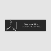 Master of Defence Name Tag