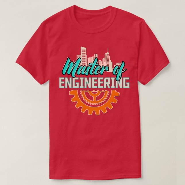 Master of Engineering T-Shirt (Design Front)
