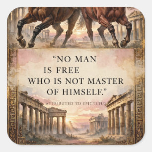 Master of Himself — Epictetus Sticker