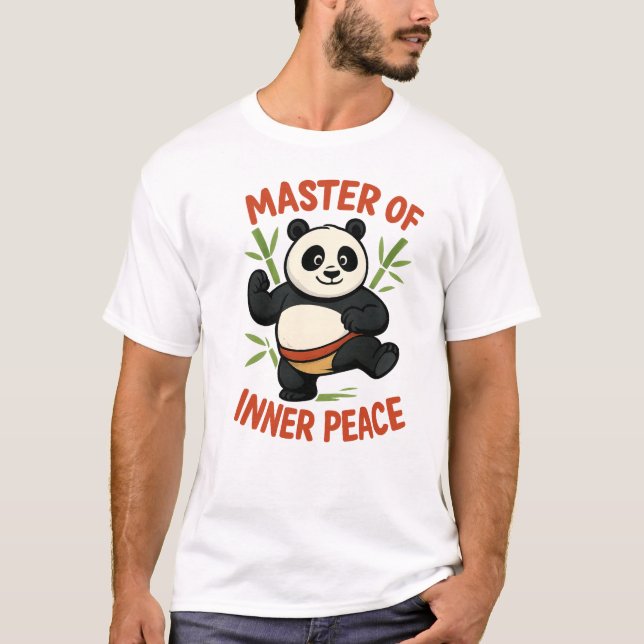 Master of Inner Peace – Kung Fu Panda Inspired T-Shirt (Front)