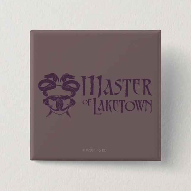 Master Of Laketown Name 15 Cm Square Badge (Front)