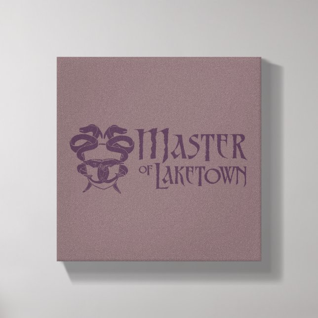 Master Of Laketown Name Canvas Print (Front)