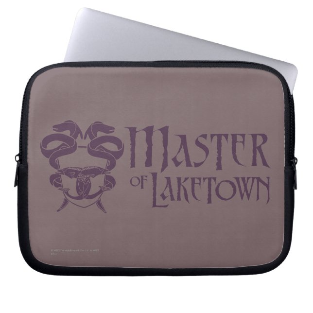 Master Of Laketown Name Laptop Sleeve (Front)