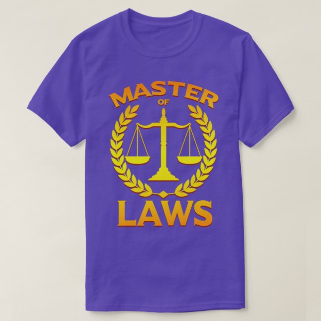 Master of Laws T-Shirt (Design Front)