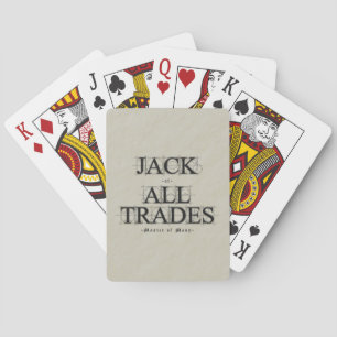 Master of Many Trades - Playing Cards