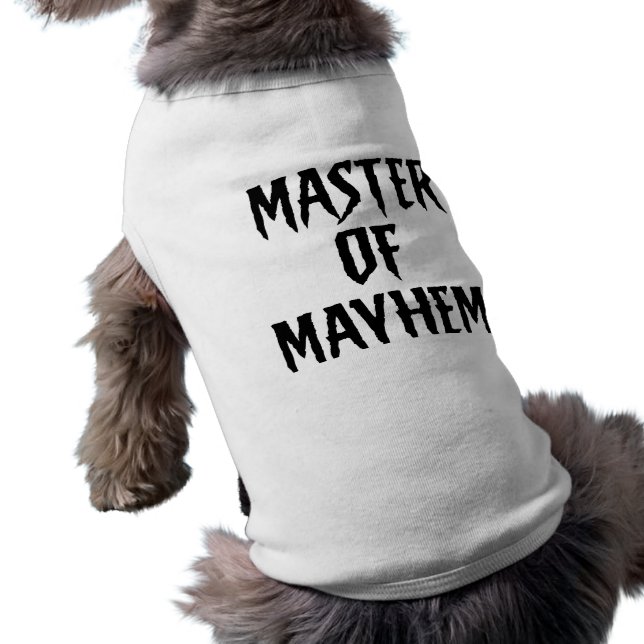 Master Of Mayhem - Pet Tee (Back)