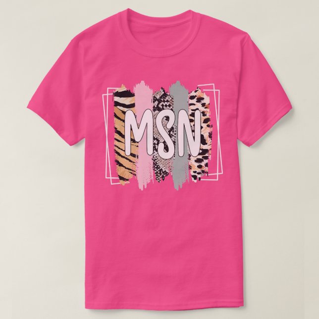 Master Of Science In Nursing Appreciation Premium  T-Shirt (Design Front)