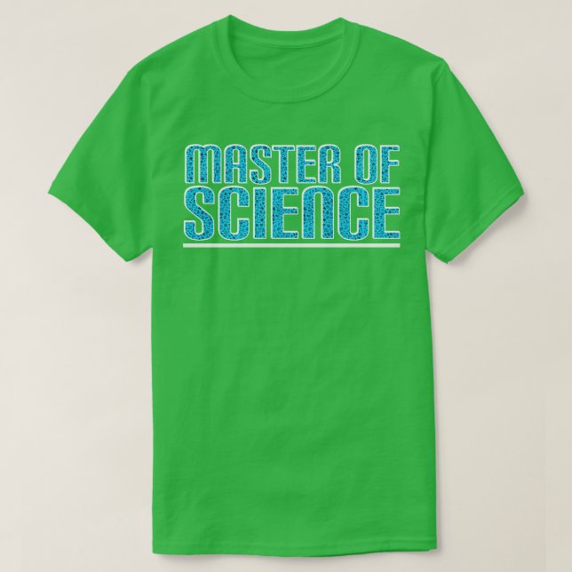 Master of Science T-Shirt (Design Front)
