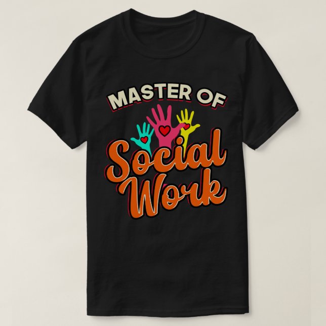 Master of Social Work T-Shirt (Design Front)