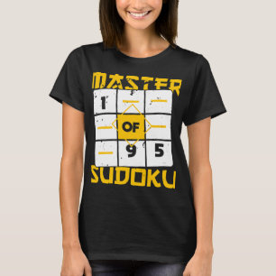 Master Of Sudoku Sudoku Champion Math Game Joke Sa T-Shirt