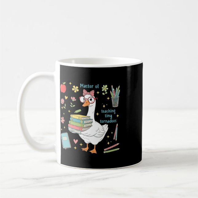 Master Of Teaching Tiny Tornadoes Silly-goose Teac Coffee Mug (Left)