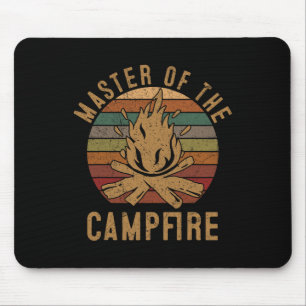 Master Of The Campfire Camping Lovers Gift Camper  Mouse Pad