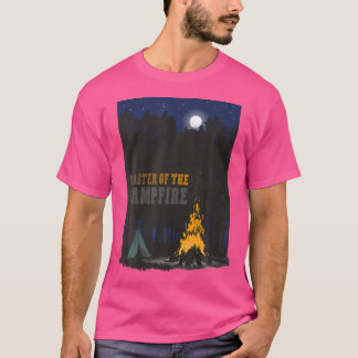 Master Of The Campfire Camping Vintage Camper Gift T-Shirt