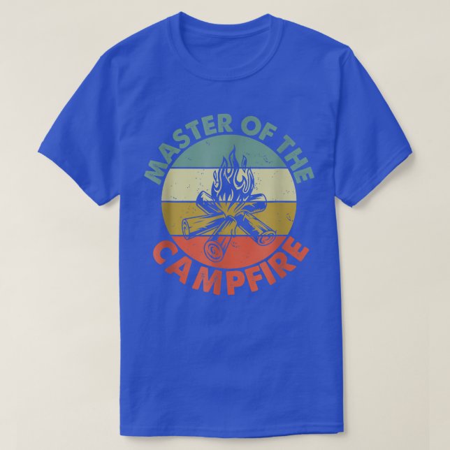 Master Of The Campfire Dad Camping Camping Dad  T-Shirt (Design Front)