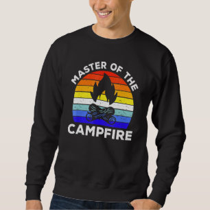 Master Of The Campfire Vintage Camping Adventure F Sweatshirt