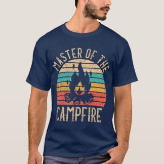 Master Of The Campfire Vintage Sun Backpacker T-Shirt