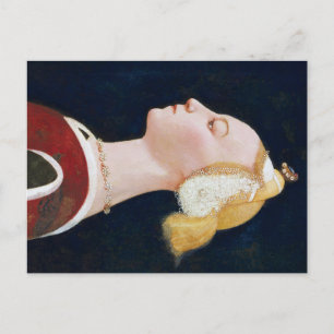 Master of the Castello Nativity Portrait of a Lady Postcard