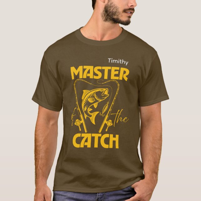 Master Of The Catch Custom SVG Graphic T-Shirt (Front)