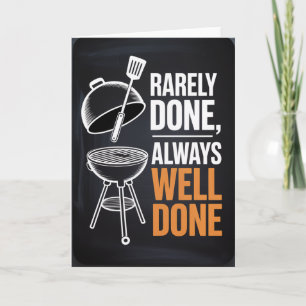 Master of the Grill Birthday Card for men