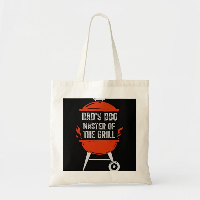 Master Of The Grill Dad Grilling Tote Bag (Front)