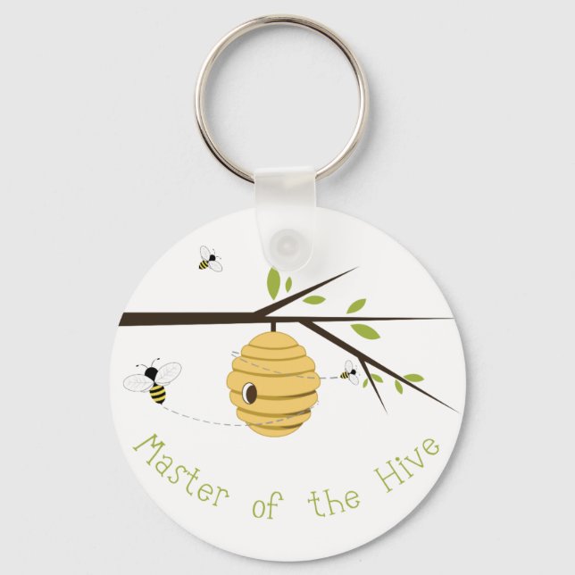 Master Of The Hive Key Ring (Front)