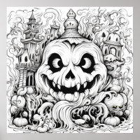 Master Of The Pumpkin Patch Colour It Yourself