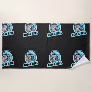 Master Of The Road And Reel Beach Towel