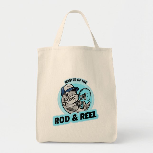 Master Of The Road And Reel Tote Bag (Front)