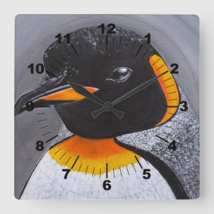 Master of the Twilight Zone Painting by Alfred Fox Square Wall Clock