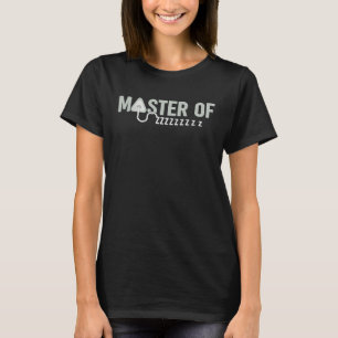 Master of Zzzzz Anesthesiologist Anesthesia T-Shirt