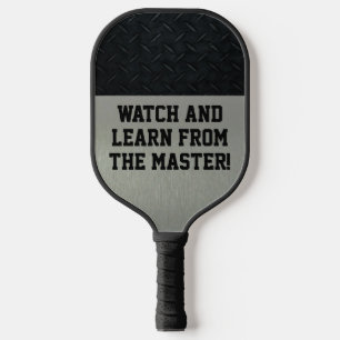 Master Pickleball Player Funny Cool Pickleball Paddle