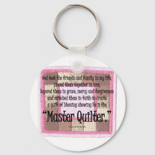 Master quilter key ring