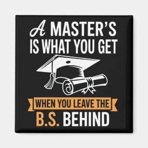 Master’s Degree MBA Masters Degree Graduation  Magnet