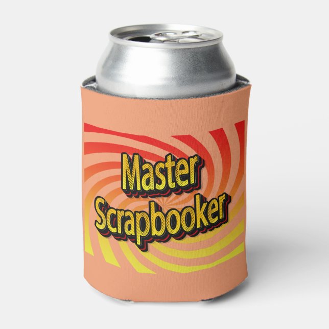 “Master Scrapbooker” Can Cooler (Can Front)