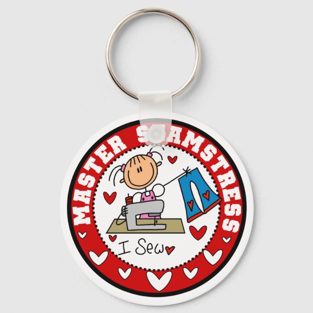 Master Seamstress Key Ring (Front)