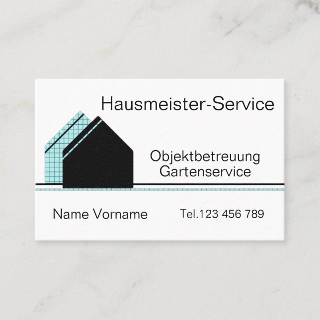 master service business card (Front)