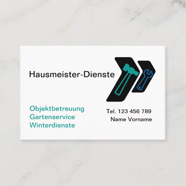 master services business card (Front)