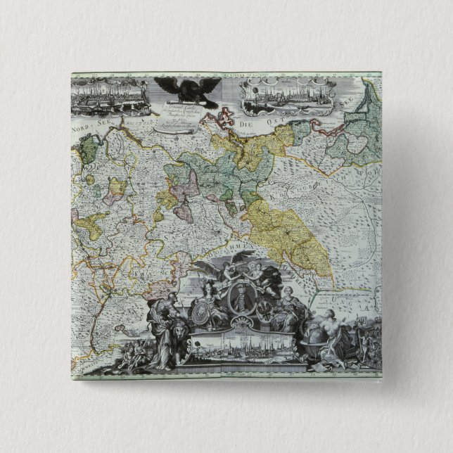 Master Sheet of the Prussian Sovereign 15 Cm Square Badge (Front)