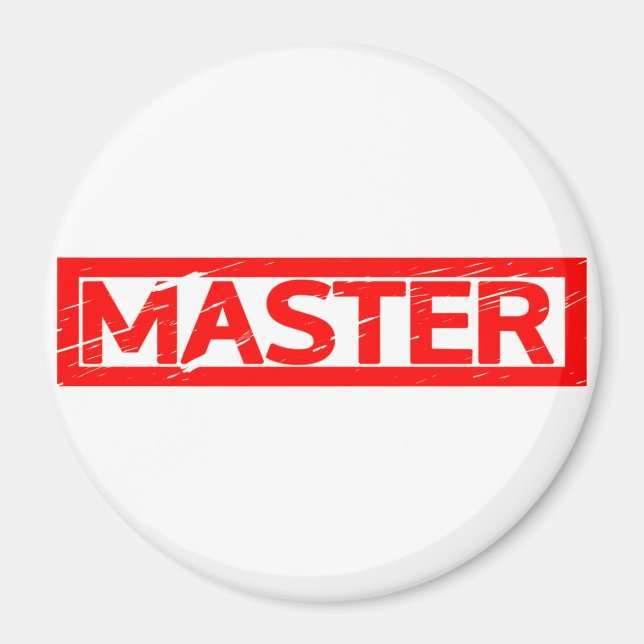 Master Stamp Magnet (Front)
