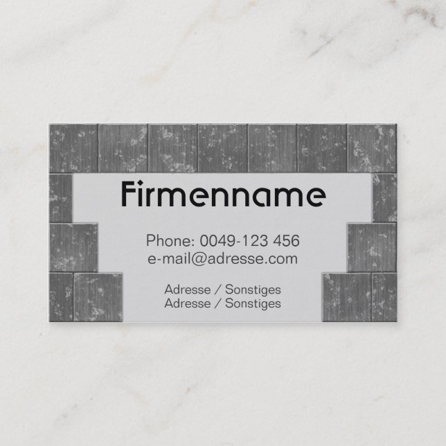 master tile business card (Front)