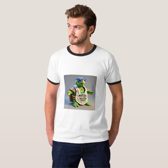 Master Turtle 3D Character T-Shirt (Front Full)