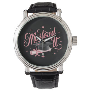 Mastered It Masters Degree Graduate MBA Graduation Watch