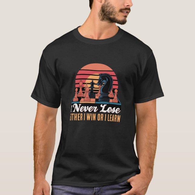 Mastering the Game: Winning or Learning T-Shirt (Front)