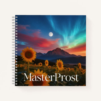 MasterProst: Sunflowers Under the Celestial Sky Notebook
