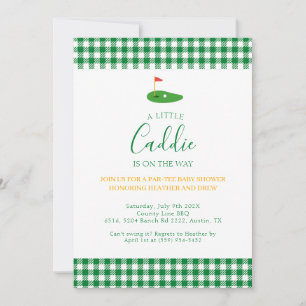 Masters Baby Shower Golf Par tee couple Theme  Invitation