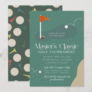 Master's Classic Golf Tournament Invitation